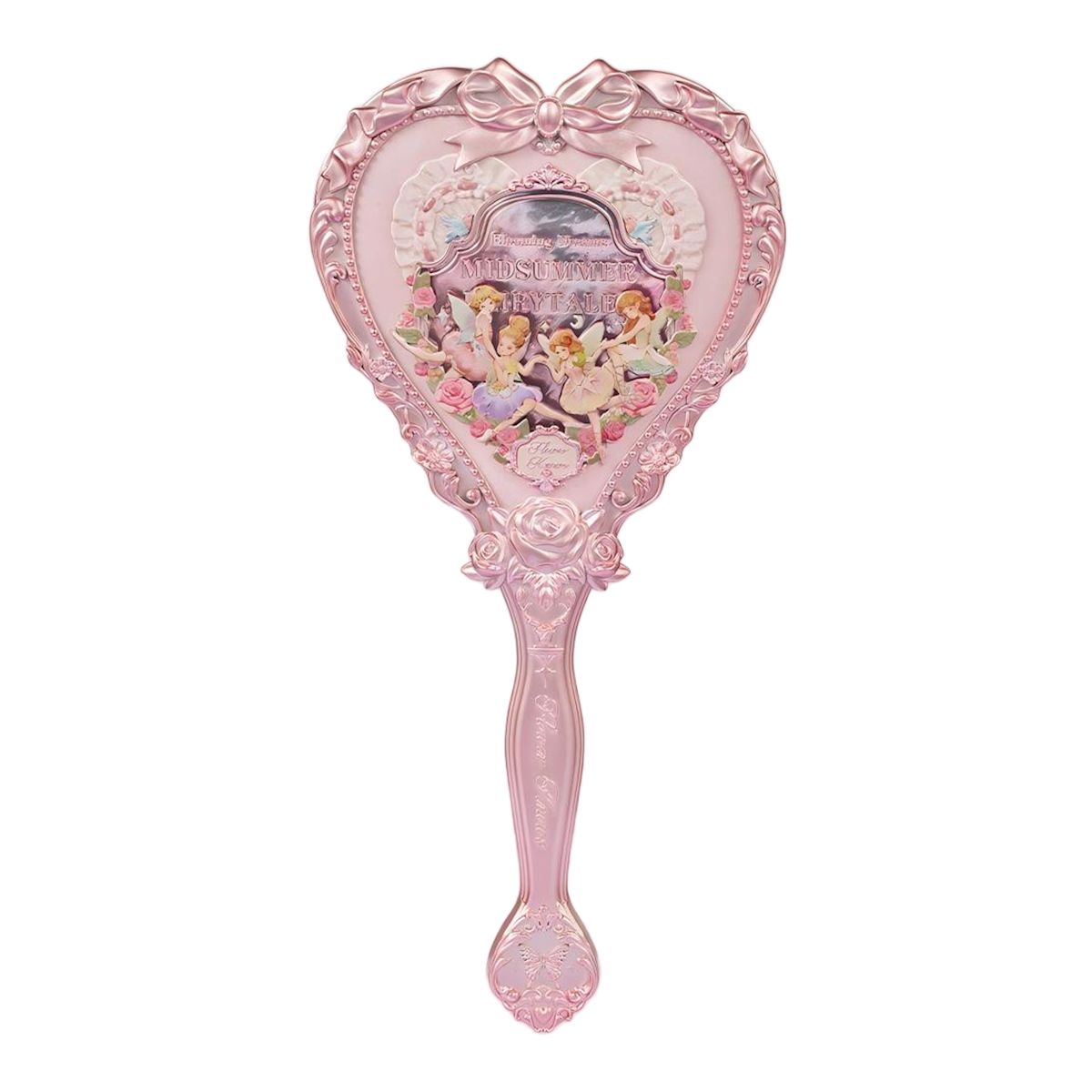 Flower Knows Midsummer Fairytales Collection Hand Mirror Milky Pink