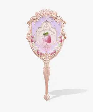 flowerknows Violet Strawberry Rococo Hand Mirror