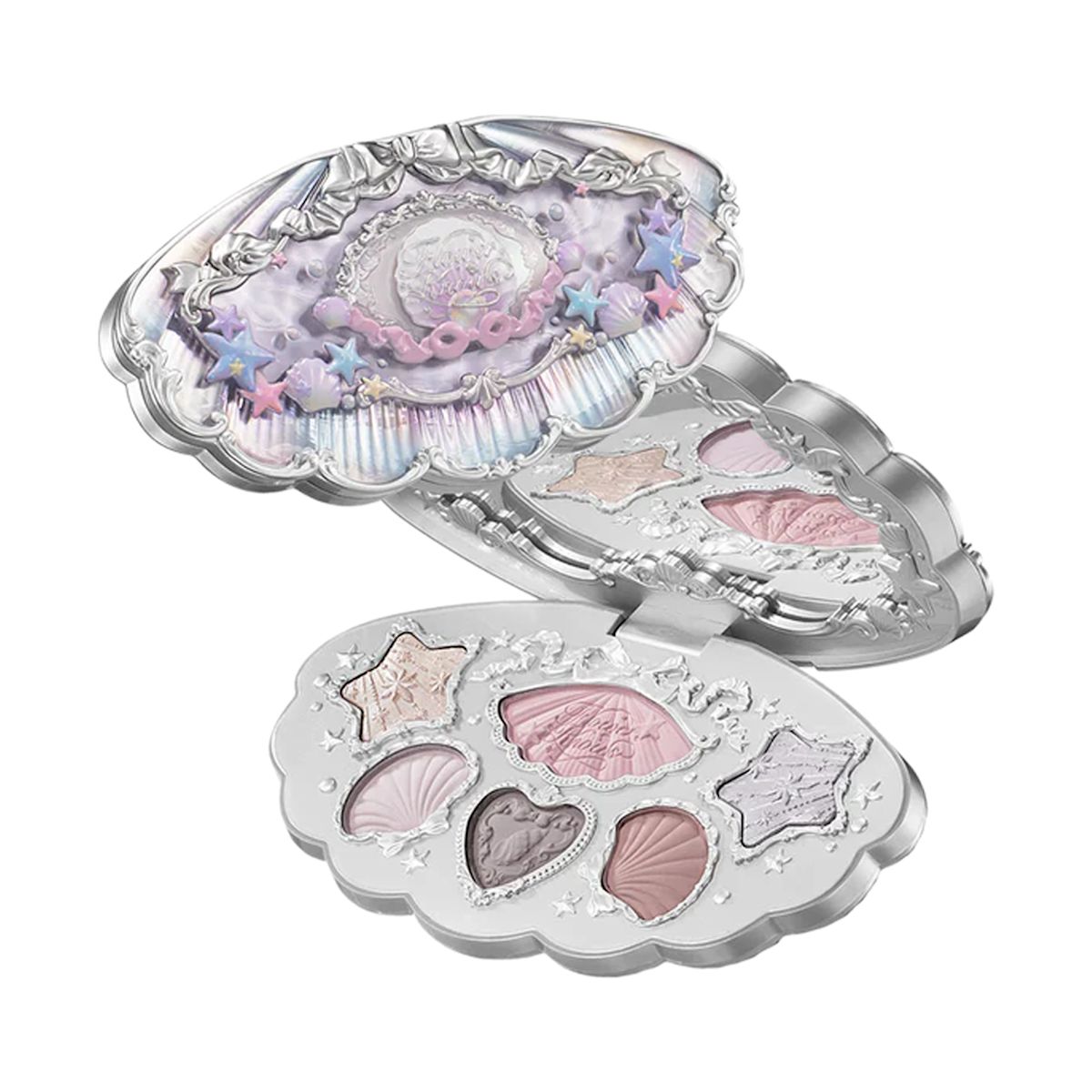 Flower Knows Shell's Jewel Collection 6-Color Makeup Palette Moonlight Pearl