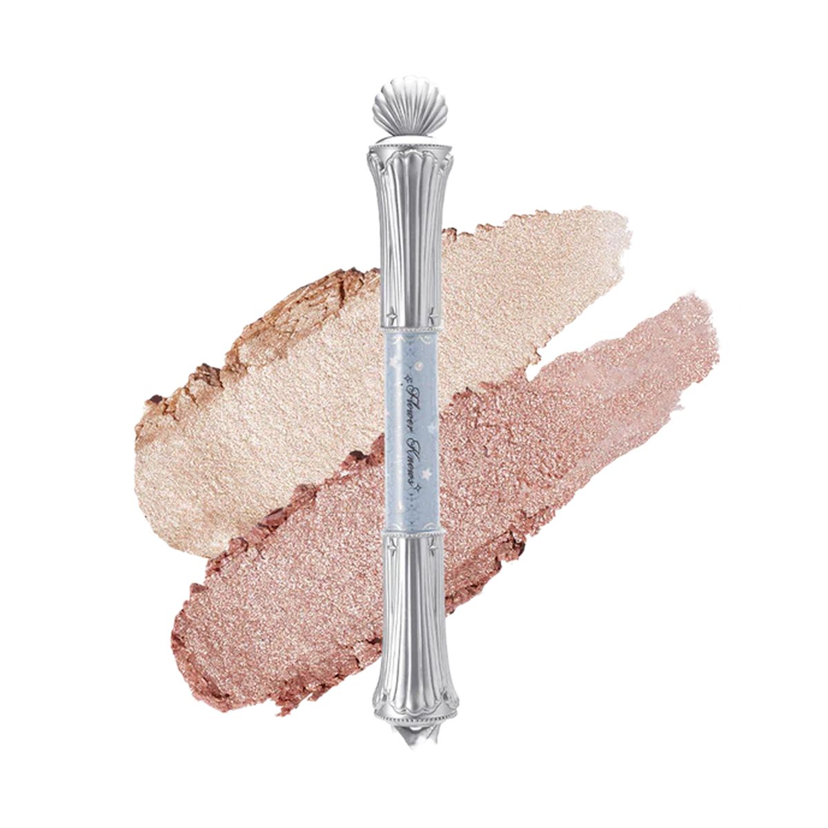 Flower Knows - Shell's Jewel Dual-Ended Highlighting Stick - 2 Colors #01 Vanilla White - 850 mg + 280 mg