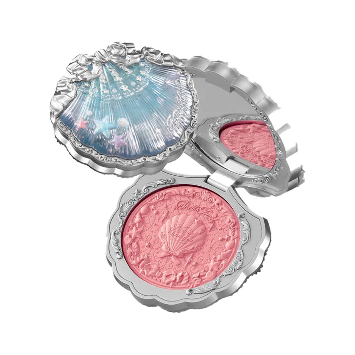 Flower Knows - Shell's Jewel Silk Satin Blush - 5 Colors #03 Coral Seashell - 5g