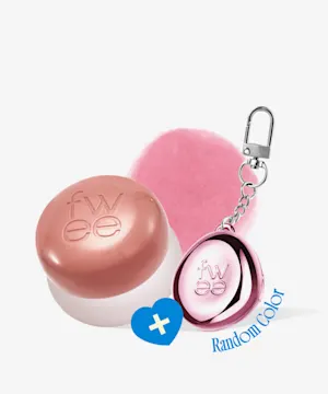 fwee Lip & Cheek Blurry Pudding Pot + Pendant Keyring