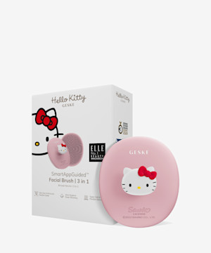 Geske Facial Brush 3 in 1 - Hello Kitty Pink at BEAUTY BAY