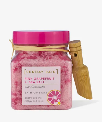 Sunday Rain - Pink Grapefruit & Sea Salt Bath Crystals