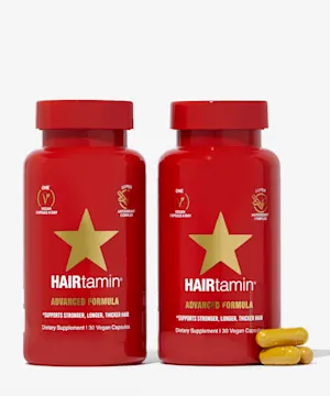 Dúo de vitaminas para el cabello de fórmula avanzada HAIRtamin