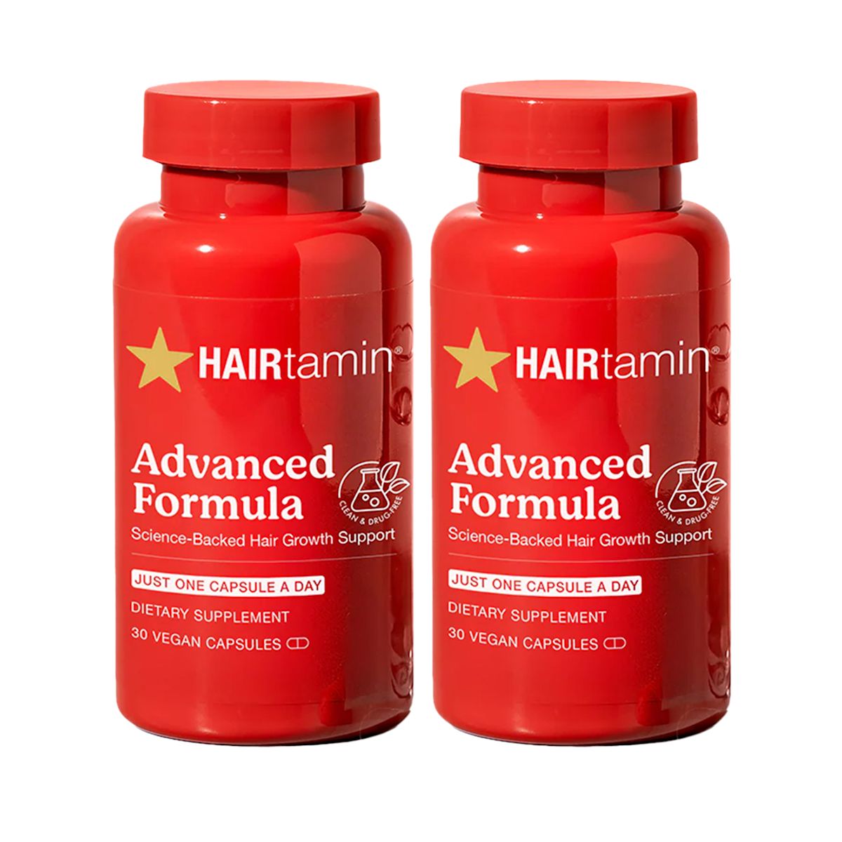 HAIRtamin Advanced Formula Hair Vitamins Duo