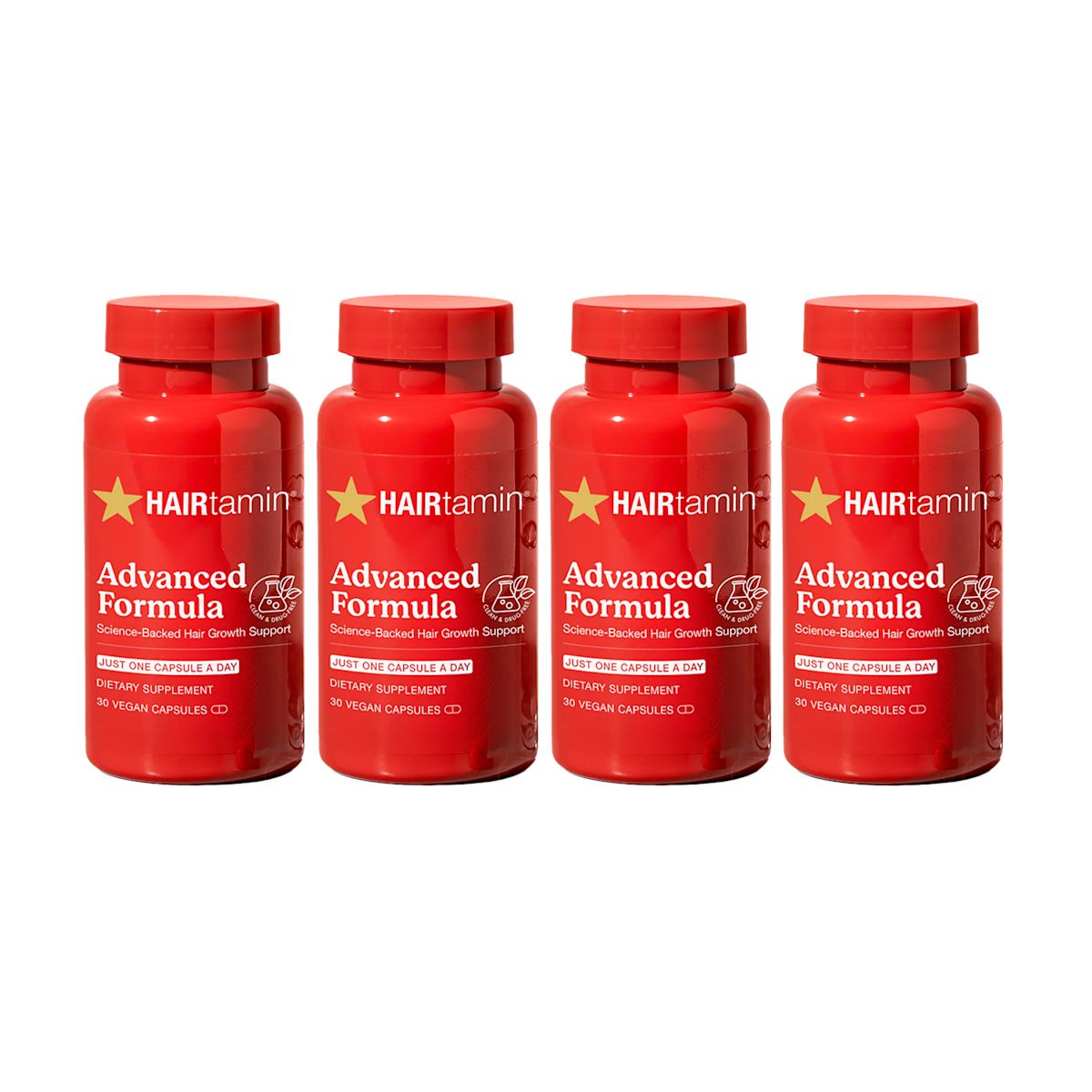 HAIRtamin Advanced Formula Hair Vitamin Quad