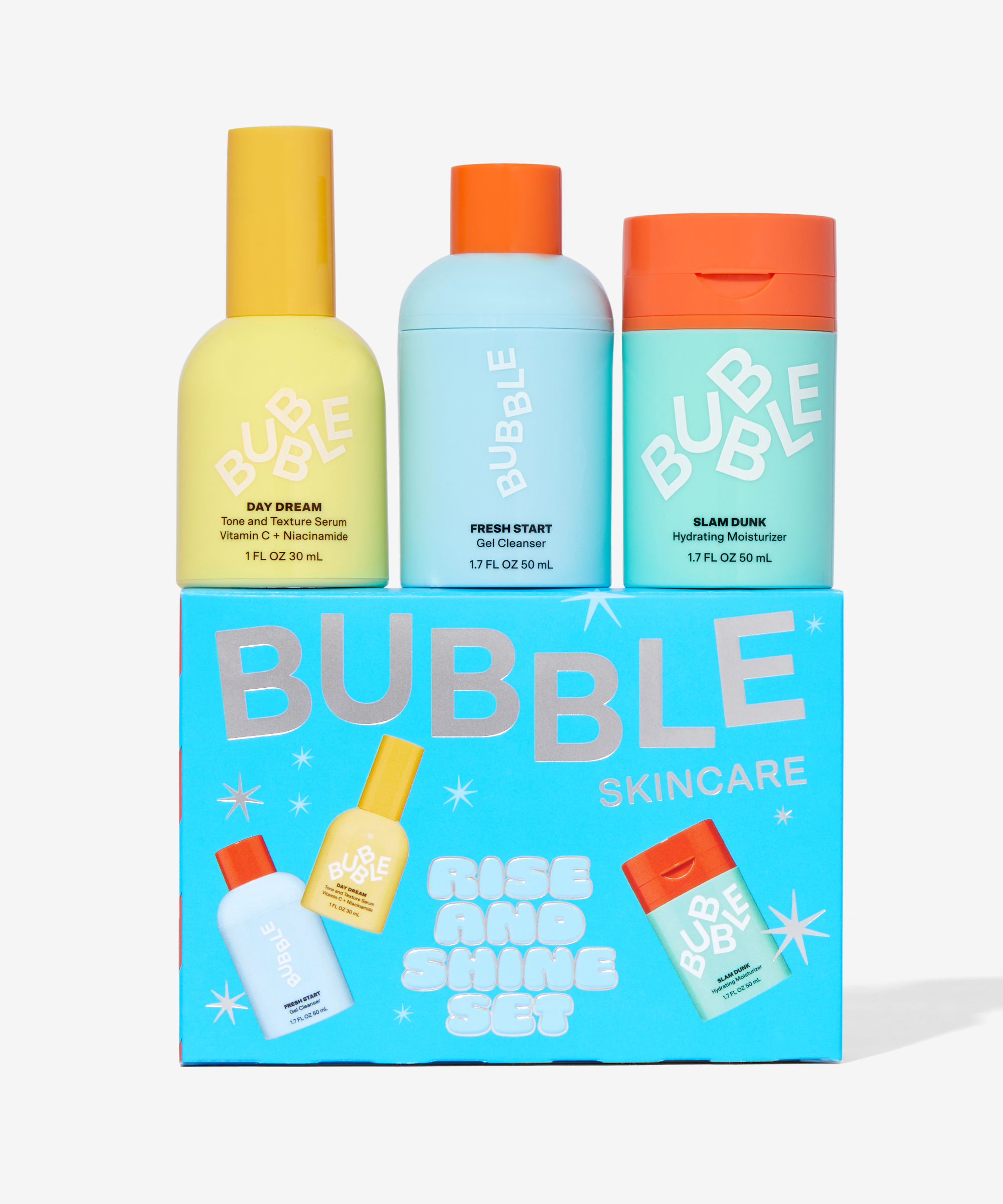 Bubble Skincare  Rise & Shine Skin Brightening Daily Skincare