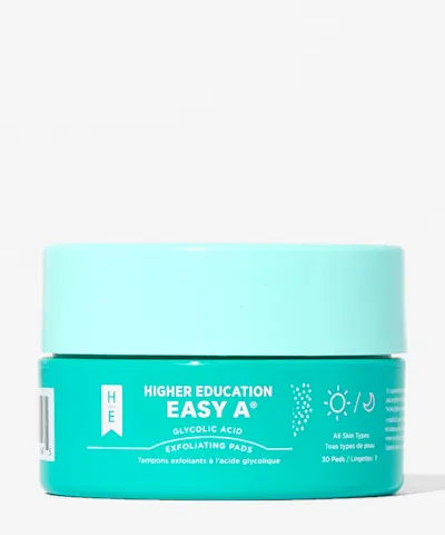 Higher Education Skincare - Easy A Glycolic Acid Pads