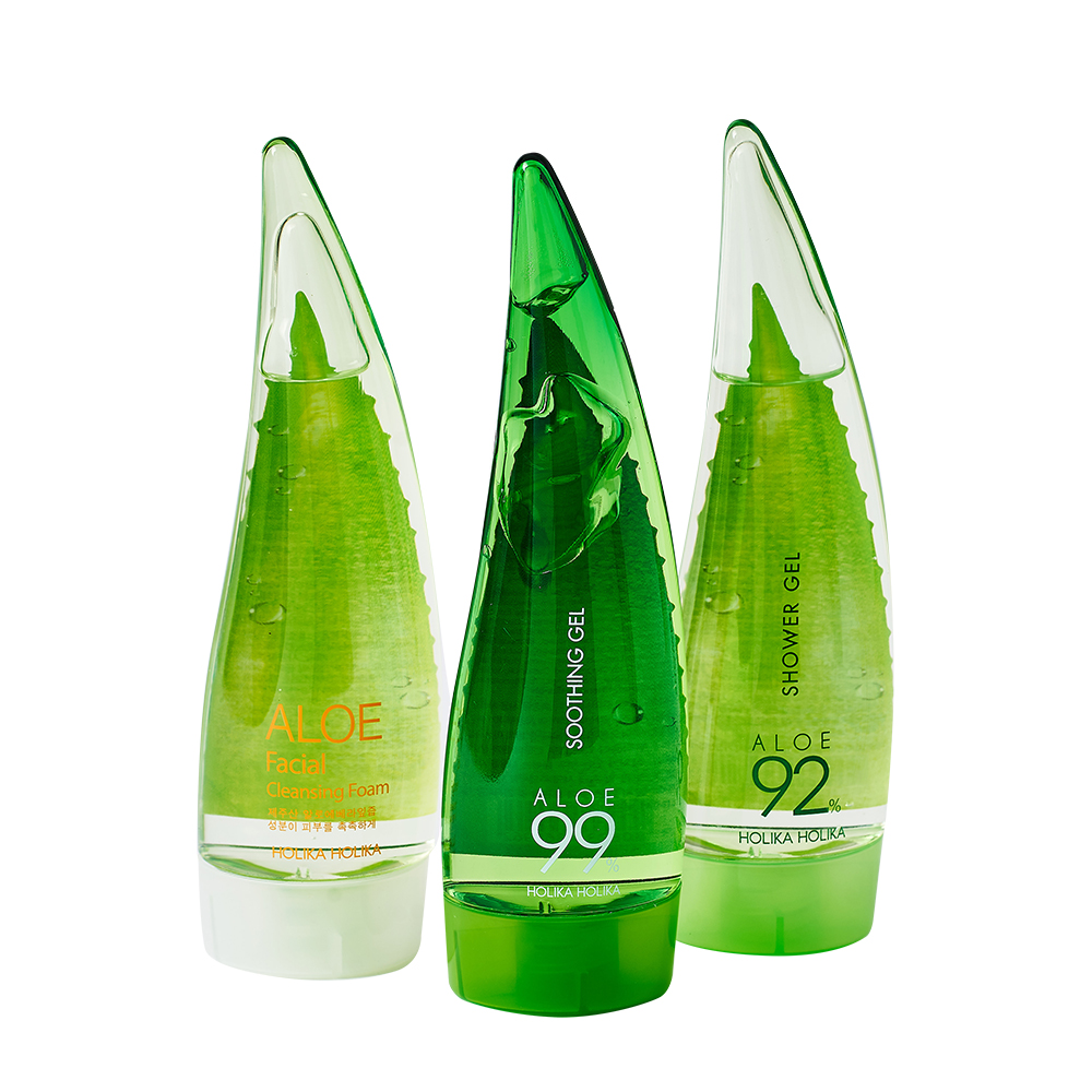 Jeju Aloe Face And Bodycare Travel Set