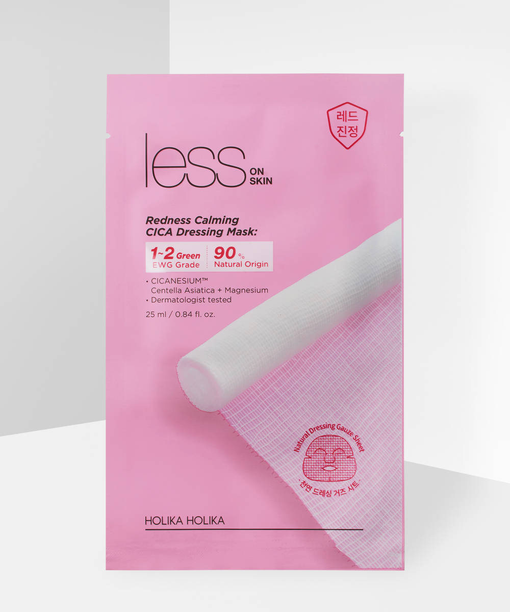 beautybay.com | Less on Skin Redness Calming Cica Dressing Mask