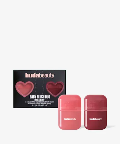 Huda Beauty - Baby Blush Duo Black Cherry & Strawberry Cream