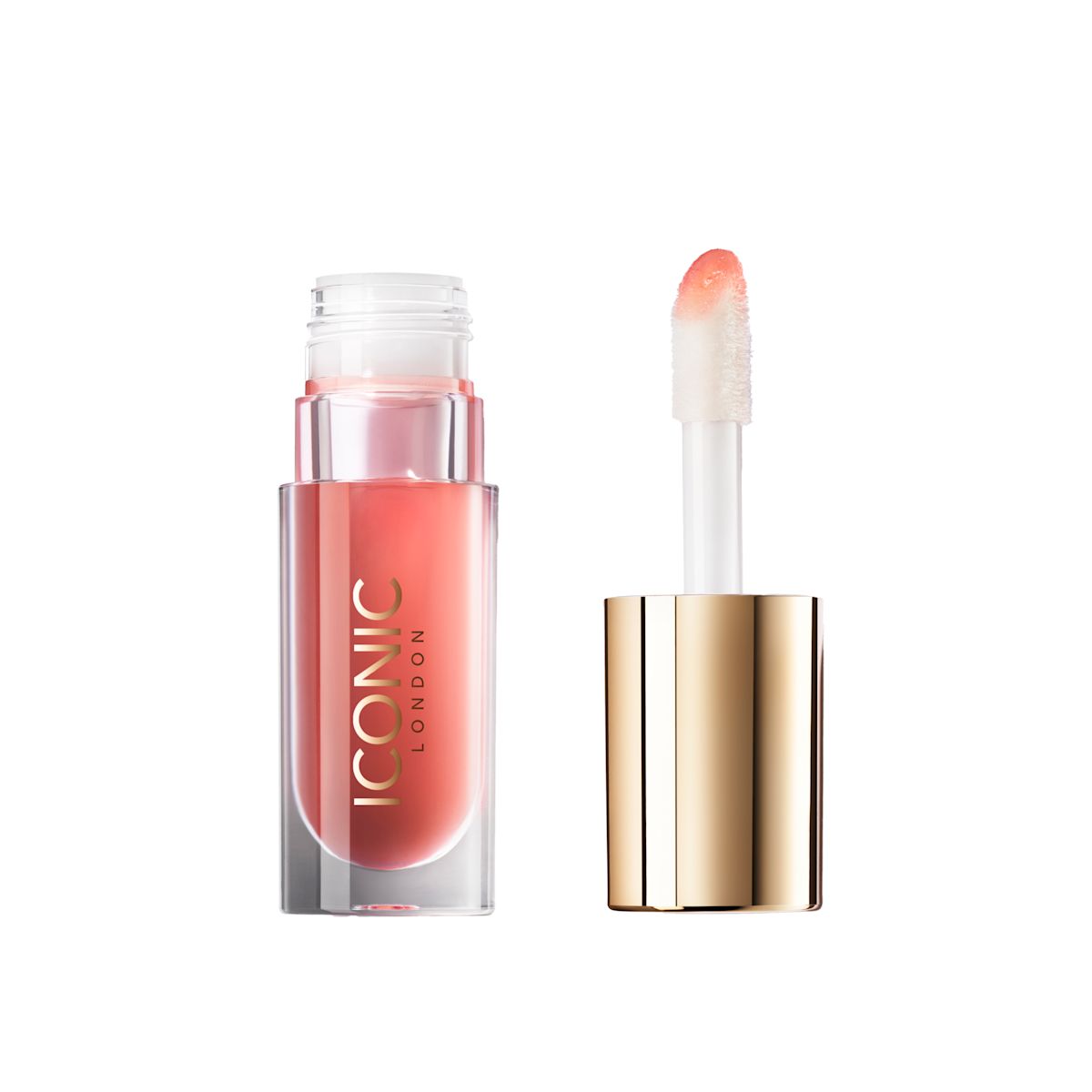 ICONIC London Lustre Lip Oil in Shes A Peach