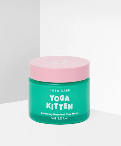 I Dew Care - Yoga Kitten Balancing Heartleaf Clay Mask