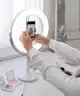 Ilios Lighting - Beauty Ring All in One Mirror and Ring Light