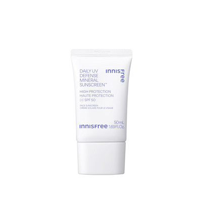 Innisfree Daily Uv Defense Mineral Sunscreen Spf 50 50ml