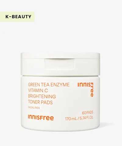 Innisfree - Green Tea Enzyme Vitamin C Brightening Toner Pads