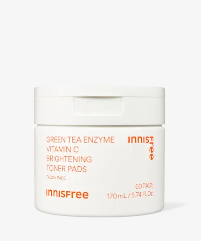 Innisfree - Green Tea Enzyme Vitamin C Brightening Toner Pads