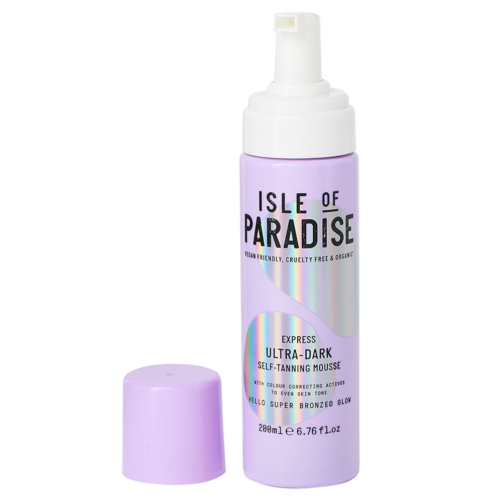 Isle of Paradise Express self-Tanning Mousse - Ultra-Dark. Парадиз ультра спрей. Райский мусс. Активный компонент Парадиз ультра.