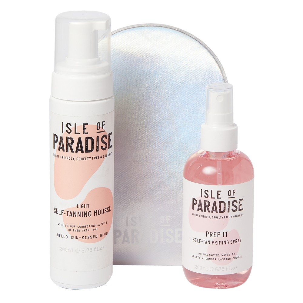 Isle of Paradise Prep + Tan Bundle Light