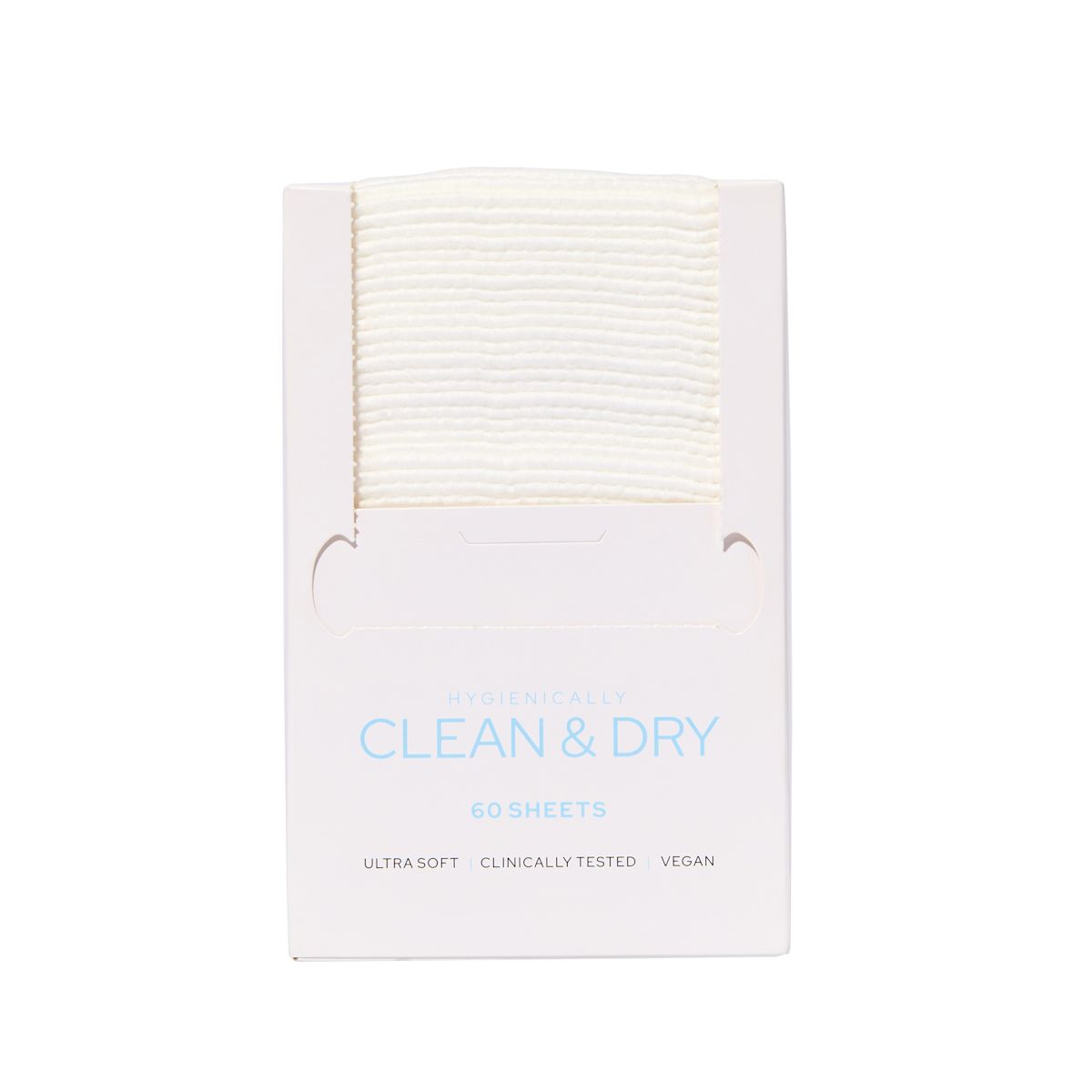 ISOSKIN Face Makeup Remover Dry Wipe Disposable Towels Pack of 60