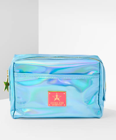 Jeffree Star Cosmetics Holographic Makeup Bag Blue at BEAUTY BAY