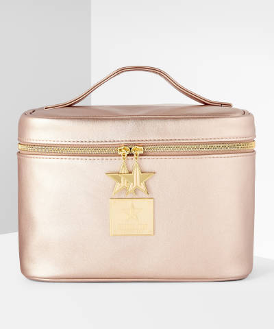 Jeffree Star Cosmetics Rose Gold Travel Makeup Bag at BEAUTY BAY