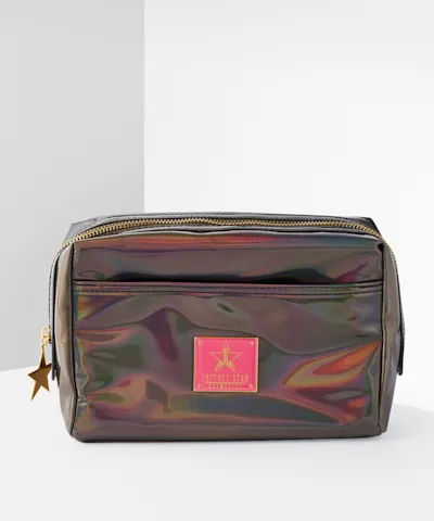 Jeffree Star Cosmetics - Holographic Black Makeup bag