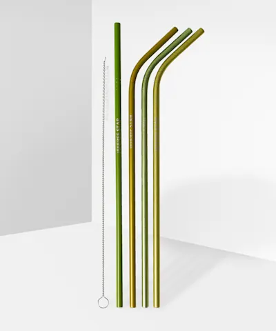 Jeffree Star Cosmetics - Metal Straws Green 4 Pack