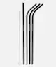 Jeffree Star Cosmetics - Metal Straws Black 4 Pack