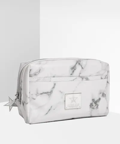 Jeffree Star Cosmetics - White Marble Makeup Bag