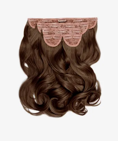 Lullabellz - Super Thick 16" 5 Piece Blow Dry Wavy Clip In Extensions
