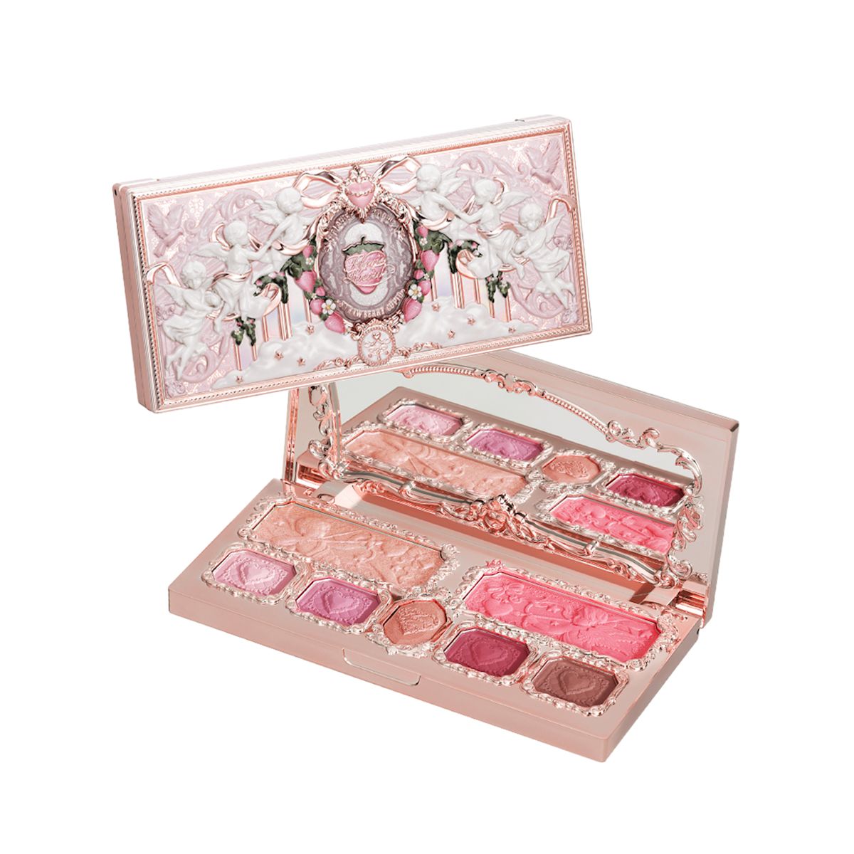 Flower Knows - Strawberry Cupid Makeup Palette - S02 Cupids Mischief #S02 Cupids Mischief - 14g