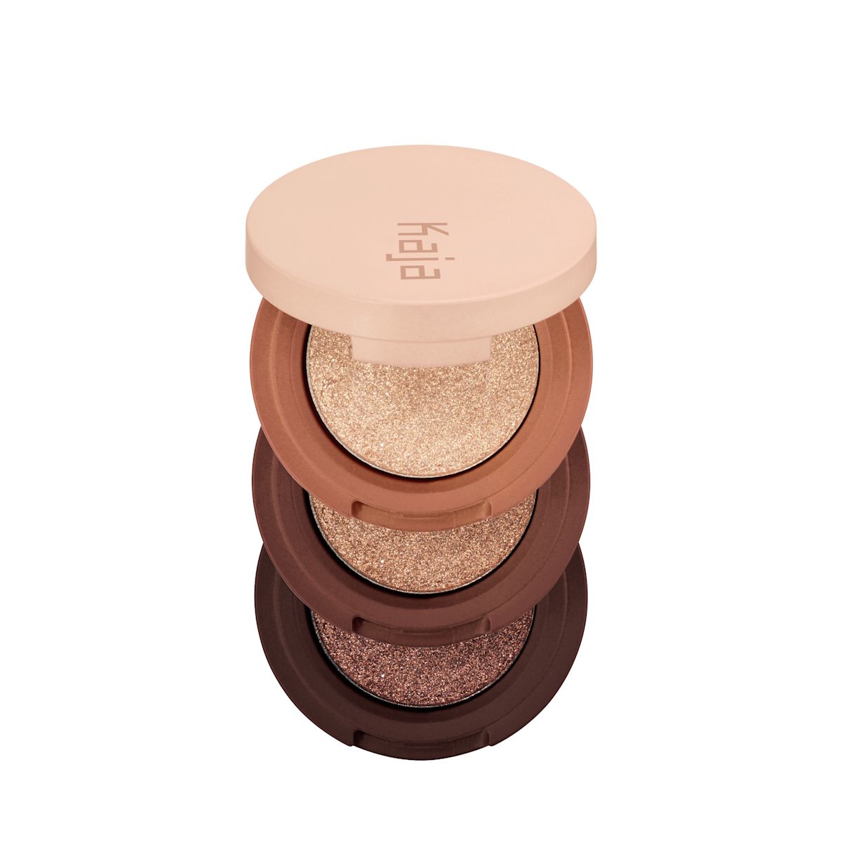 KAJA Beauty Bento Shimmer Eyeshadow Trio 03 Toasted Caramel