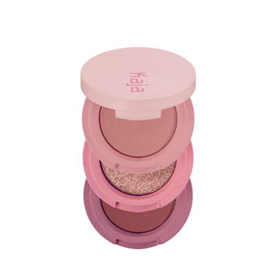 KAJA Beauty Bento Shimmer Eyeshadow Trio 07 Glowing Guava