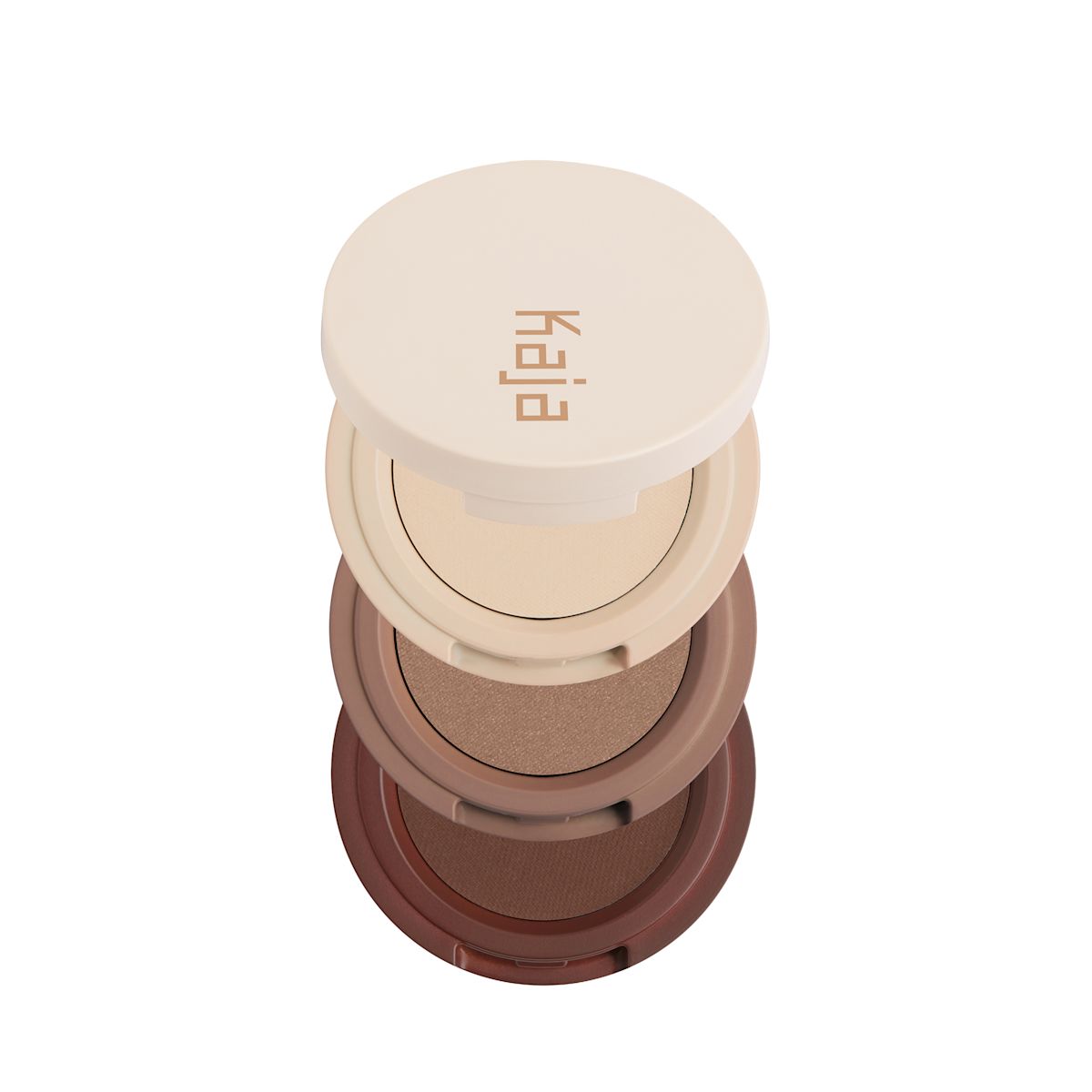 KAJA Beauty Bento Shimmer Eyeshadow Trio 14 Neutral Moment