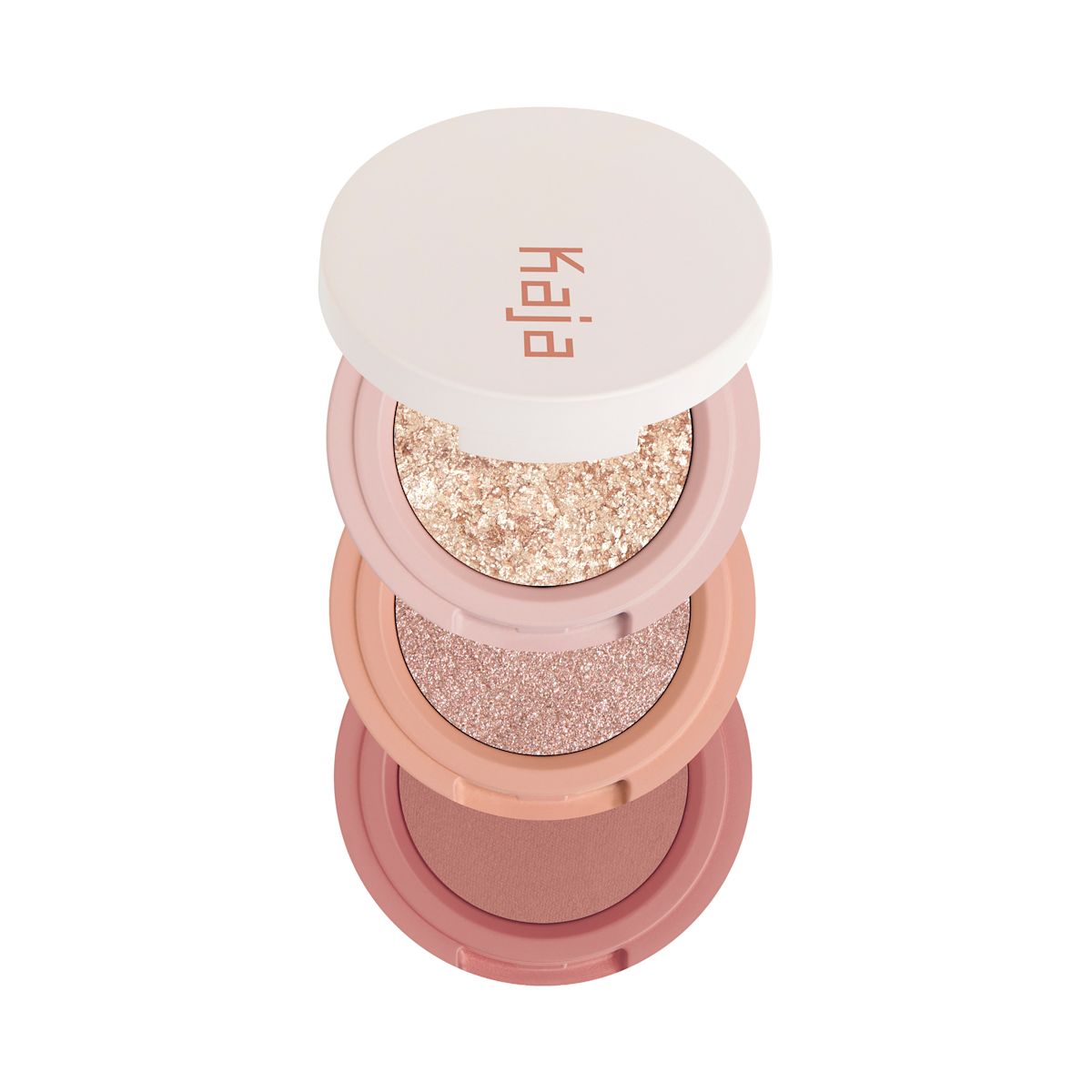 KAJA Beauty Bento Shimmer Eyeshadow Trio 16 Peach Madeline