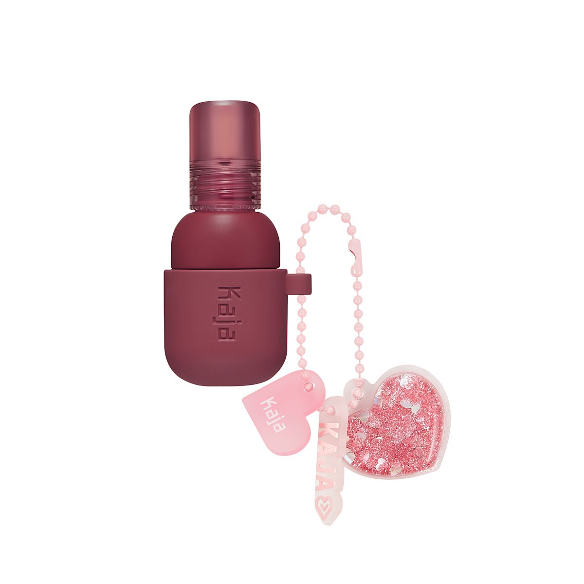 KAJA Jelly Charm Glazed Lip Stain & Blush with Keychain 04 Fig Soda