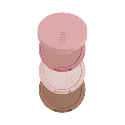 KAJA Play Bento Bronzer, Blush & Highlighter Trio 00 Sugar Cookie
