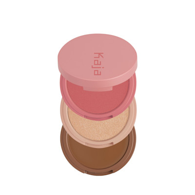 KAJA Play Bento Bronzer, Blush & Highlighter Trio 02 Cloud Latte