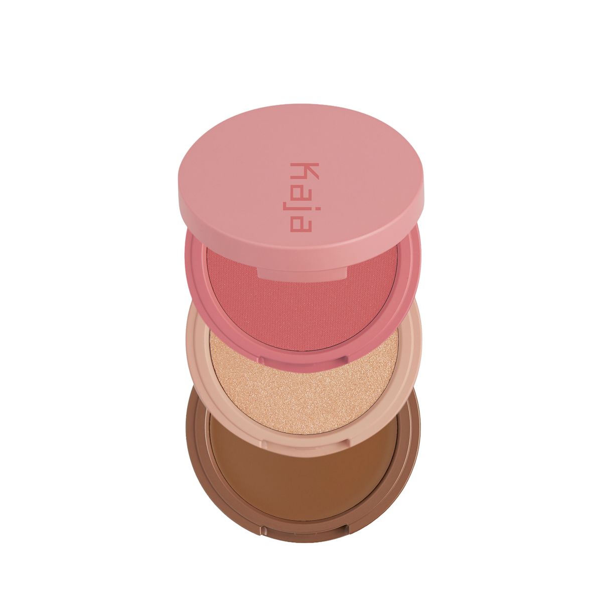 KAJA Play Bento Bronzer, Blush & Highlighter Trio 02 Cloud Latte
