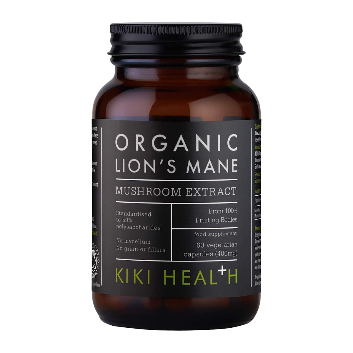 KIKI Health Organic Lion's Mane Extract Mushroom