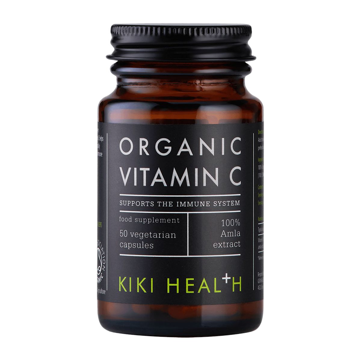KIKI Health Organic Vitamin C - 50 Vegicaps