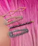 Kitsch - Rhinestone Snap Clips