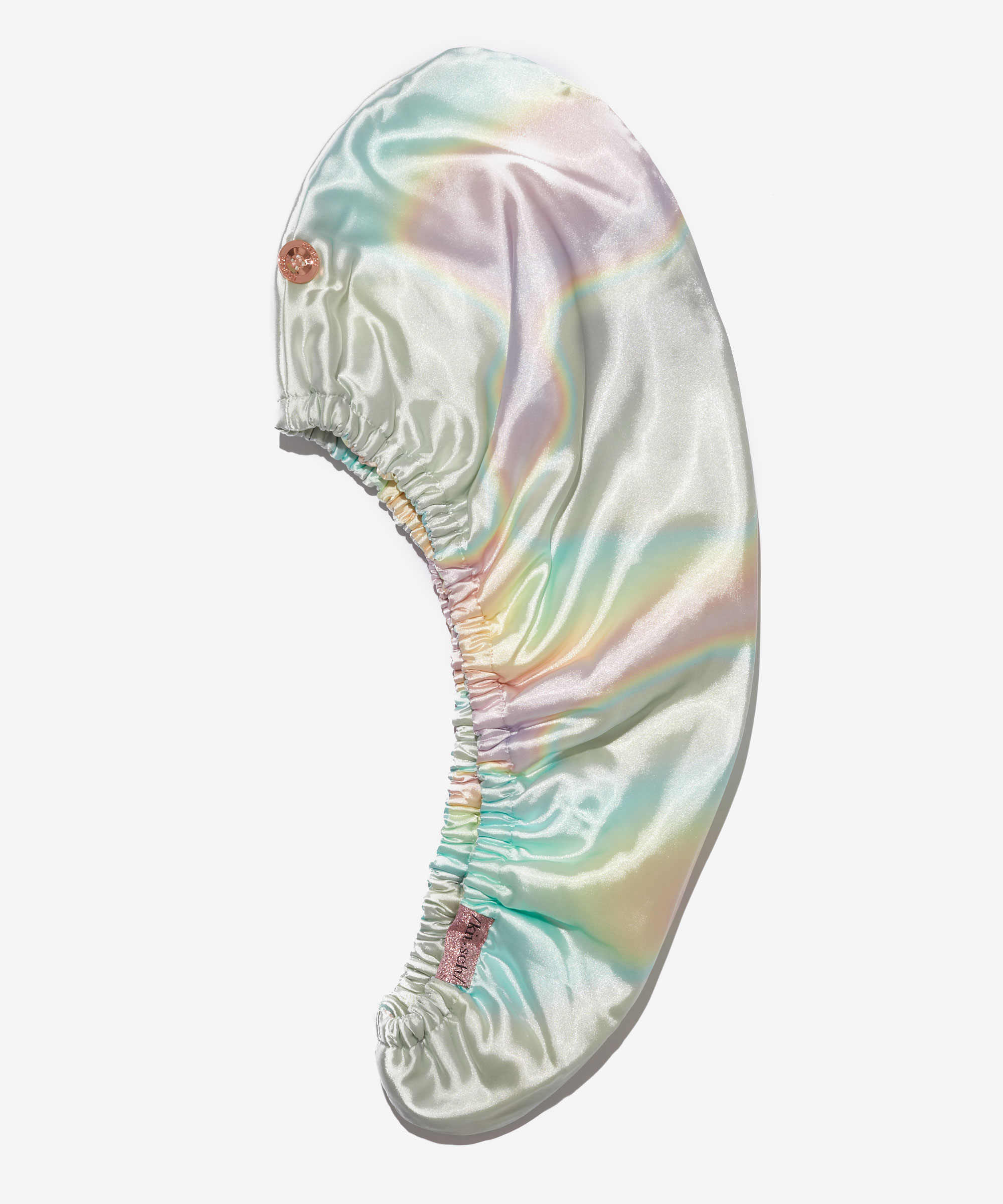KITSCH Satin Wrapped Hair Towel - Blush