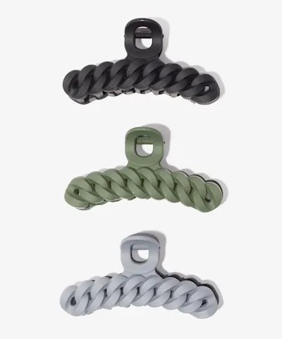 Kitsch - Eco-friendly Chain Claw Clip Set