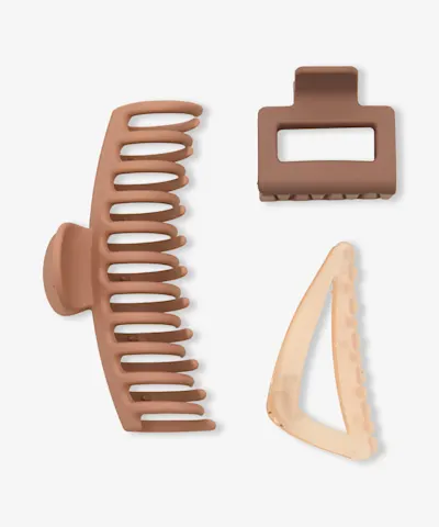 Kitsch - Recycled Plastic Oversized Assorted Claw Clips Set