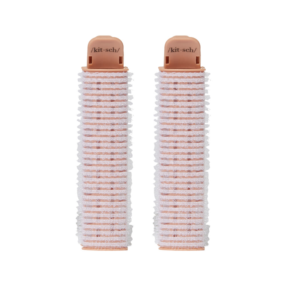 Kitsch Recycled Plastic Volumizing Roller Clips Set Terracotta