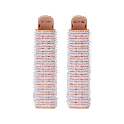 Kitsch Recycled Plastic Volumizing Roller Clips Set Terracotta