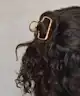 Kitsch - Metal Medium Open Shape Puffy Claw Clip